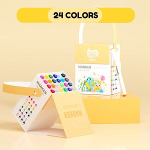 BYJ KIDDY COLOR Dual Brush Marker Art & Drawings School Suppliers Coloring Marker