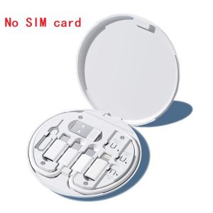 ECILY Cáp Dữ Liệu Sạc Nhanh 60W Hộp Đựng Bốn Ổ Đĩa Đa Năng 5in 1 Cáp Sạc Cáp Điện Thoại Di Động Giá Đỡ Điện Thoại Di Động Đa Năng Thông Dụng