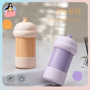 4 trong 1 Travel Chia Chai Ngoài Dễ Dàng Mang Theo Mỹ Phẩm Dầu Gội Đầu Lotion Body Gel Chai Set Ra