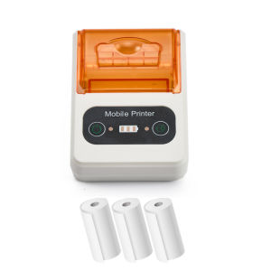 Portable Mini 58mm Receipt Printer USB Bluetooth Wireless Mobile Thermal printer Ink-free POS Printer for Small Business