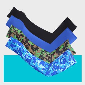 Găng tay chống nắng dài xỏ ngón cái che mu bàn tay vài thun lạnh thoáng mát co giãn tốt không tụt