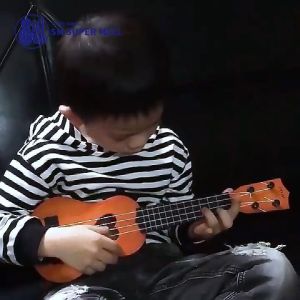 【SM Mall】Kids Ukulele Toy Guitar 4 Strings Mini Musical Instrument for Beginners Children with Pick Early Education Music Gift for Boys Girls Playable Lightweight Cartoon Design Learning Strumming Rhythm
