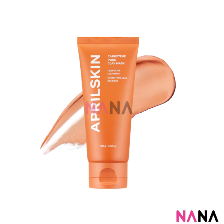Masque Argile Pore Carrotene Aprilskin - 100g - Soin Hydratant Coréen - Neuf