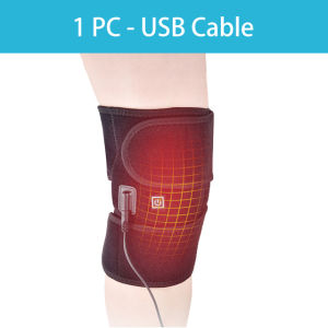 Electric Knee Heating Pad USB Thermal Therapy Heated Knee Brace Support for Arthritis Joint Pain Relief Old Cold Leg Knee Warmer