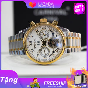Đồng hồ nam Carnival 8728G Full box Thẻ Bảo Hành 03 năm Kính Sapphire Chống Xước Chống Nước Dây Thép không gỉ 316L Chống Xước Và Chống Nước Bảo Hành 03 Năm - Lazada