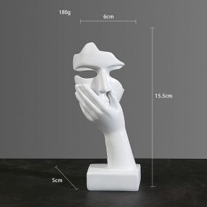 REGISTR Durable Creative Exquisite Cabinet Decoration Antiskid Base For Indoor Bedroom Handicraft Home Decor Ornaments Abstract Statue Figure Sculpture Resin Crafts