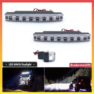 2PCS LED 6INCH DAYLIGHT Spotlight White LED High Power Beam