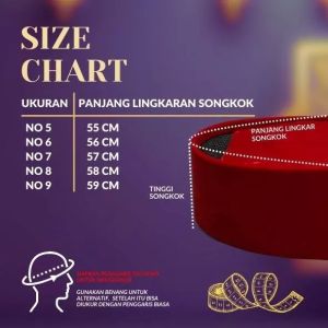 Songkok Sultan Angsa Emas Deluxe Beludru Eagle USA Double Velvet Premium AC