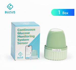 BUZUD CGM Sensor Continuous Glucose Monitoring System Real time 24/7 blood glucose tracking for diabetics no finger pricking required