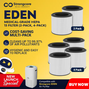 Strongcore EDEN 400m³/h CADR Auto‑Sensing Air Purifier Medical-Grade Multi-Layer HEPA 13 Low Noise