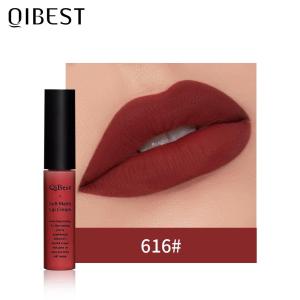 Velvet Matte Liquid Lipstick Long-Lasting Non-Stick Cup Waterproof Lip Glaze Waterproof And Oil-Proof Non-Fading Lip Gloss Anti-Smudge Lipstick Makeup Cosmetics Hair Tube-Shaped Makeup Lip Gloss Nude Lip Color Tone