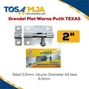 GRENDEL  2"  3"  4"  SLOT PINTU SELOT JENDELA Stainless Steel Kualitas Tebal Anti Karat merk TEXAS