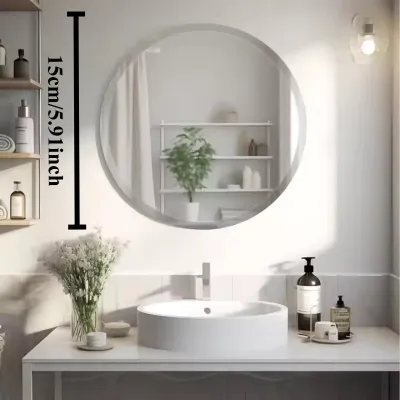 Acrylic Self-Adhesive Full Body Mirror Wall Sticker Stitching Design Mirror for Bathroom Home Decor