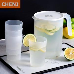 [COD] CHENJ KITCHEN Pitcher Plastic Cold Water Bottle And Cups Set Home Large Capacity Water Jug