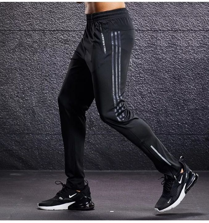 Dri fit running pants with zipper pockets best sale