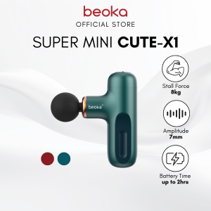 [Premium Gift] Beoka CUTE-X1 Super Mini Massager Muscle Recovery Therapy Fascia Massage Gun Body Massage Relief.