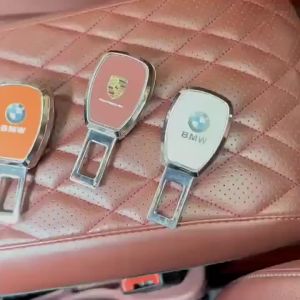 หัวเข็มขัดแฟชั่นเบาะนิรภัยสำหรับรถวัสดุอัลลอยด์ตัวขยายเข็มขัดนิรภัยรถสำหรับโปรตอนฯลฯ