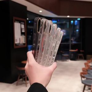 เคสศัพท์แม่เหล็กกลิตเตอร์ iPhone 16 Pro Max 15 14 13 12 11 เคสสำหรับ iPhone เคสซิลิโคนนุ่ม TPU+PC กันกระแทก