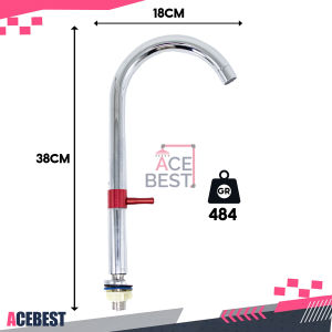 ACEBEST Kran Angsa / Kran Cuci Piring / Kran Wastafel Tancap Bawah 360° JS 137