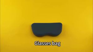 Portable Multifunctional Glasses Zipper Bag Waterproof Silicone Storage Bags Small Items Dustproof Cosmetic Bags