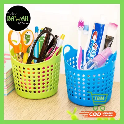 BZ Keranjang Mini Serbaguna Tempat Alat Kantor Pensil Kosmetik Murah