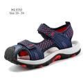 Sandal bít mũi cho bé trai dáng thể thao khỏe khoắn năng động mang đi học đi biển đế Eva siêu nhẹ chống trơn trượt xanh đen pha đỏ thời trang phù hợp cho trẻ em nam 4 5 6 7 8 9 10 tuổi ST63. 