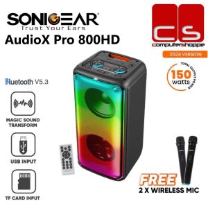 SonicGear Audiox Pro 800HD Bluetooth RGB Portable Speaker (2024 Version)