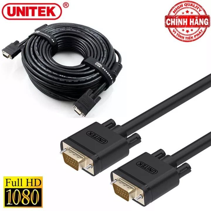 Cáp màn hình PC - Dây VGA 2 đầu Unitek Y-C506A - dài 10M - cho máy ...