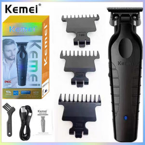 Kemei KM-2299 ไร้สาย เครื่องตัดผมชาร์จไฟฟ้า Zero Gap Finishing ผู้ชาย มืออาชีพ ที่ตัดผมไฟฟ้า ใช้ได้ทั้งเด็กและผู้ใหญ่