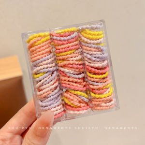 ที่คาดผมเด็กสีสันสดใส ขนาดเล็ก ไม่ทำร้ายผม ที่คาดผมยืดหยุ่นสูง ทนทาน