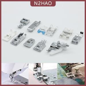 N2HAO 11pcs đa chức năng Presser chân máy may trong nước chân Phụ Kiện Set