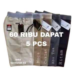 (DISKON AKHIR TAHUN) PAKET CELANA CHINOS PENDEK FREE ONGKIR 60 RIBU DAPAT 5 // CELANA CHINOS PENDEK COD BAYAR DI RUMAH