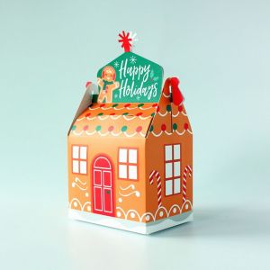 EODKUS Xmas Ornaments Gift Box Christmas Supplies Christmas Ornaments Cookies Packing Christmas Decorations Candy Box Gift Bags Present Bag