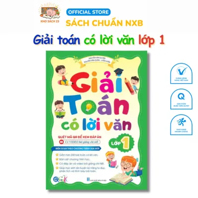 Sách - [ Lớp 1 ] - Giải toán có lời văn lớp 1