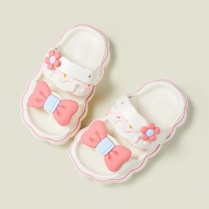 Dép Sandan Cho Bé Gái Họa Tiết Nơ Siêu Xinh Đi êm chân Cao cấp V43