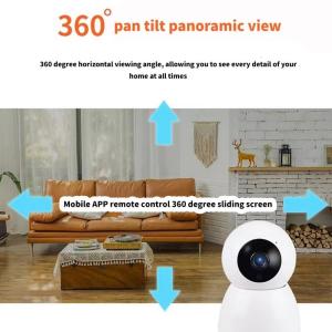 Camera an ninh ngoài trời trong nhà 360 độ với radio hai chiều cảm biến chuyển động và lưu trữ đám mây cho surveillances nhà
