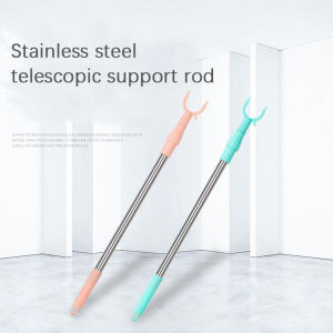 Clothes Drying Rods Scalable Clothing Fork Panungkit Ng Damit Adjustable Clothes Retractable Pole