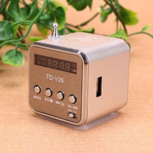 KINGTR Stereo Speaker Portable Mini FM Radio LED Clear Sound Bluetooth Speaker Walkman Mini Digital Radio Computer