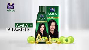 Parachute Advansed Amla Hair Oil (Gooseberry) Reduces Hairfall & Promotes For Silky Shiny Non Frizzy Hair Indian hair oil 10.1 Fl.oz.