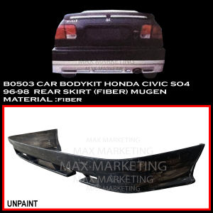 B0503 CAR BODYKIT HONDA CIVIC SO4 96-98  REAR SKIRT (FIBER) MUGEN