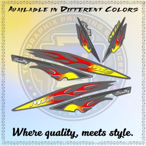 MIO SPORTY SOULTY FIRE TRIBAL DECALS MALAYSIAN / THAILAND with freebies