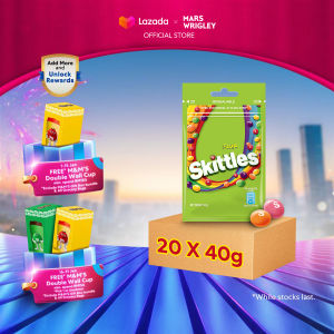 [Outer Deals] Skittles Sour Bag Chewy Candy Fruity 40g (20s)