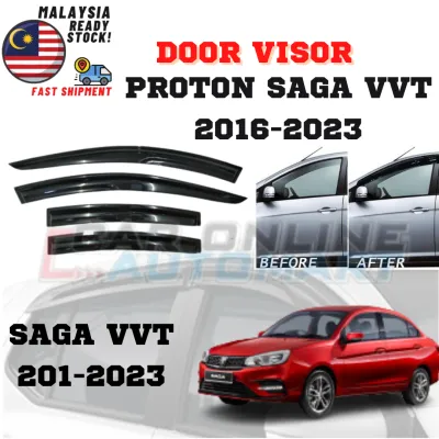 FOR ~ PROTON SAGA VVT 2016-2023 DOOR VISOR SMALL / MUGEN (4 PCS)
