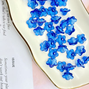 DIY hình hoa linh lan bằng acrylic trong suốt 10*10mm phụ kiện trang sức thủ công tự làm