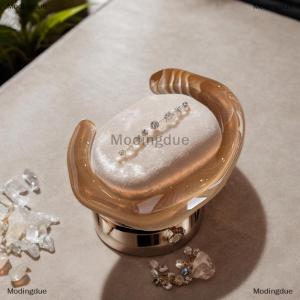 [COD] Modingdue Fashion Unique Irregular Acrylic Cuff Bracelets For Women Simple Texture Multicolor Geometric Open Bangle Female Jewelry