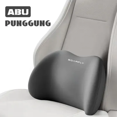 [COD]SOARFLY Bantal Mobil Mewah Sandaran Leher Punggung Big Memory Foam Kulit Premium Bantal Berkualitas Bantal Leher Mobil Sandaran Kepala Kursi Mobil
