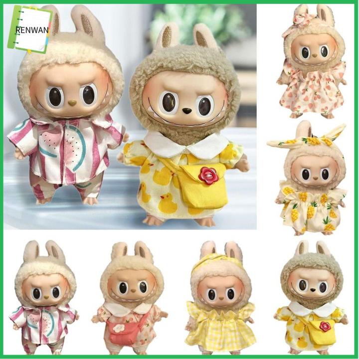 RENWAN Macaron Cloth Labubu Doll Clothes Labubu Time To Chill Filled ...