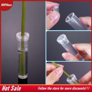 【COD】🔥🔥🔥 Reusable Flower Water Tubes with Soft Silicone Caps Plastic Transparent Vials for Floral Arrangements and Event Decoration