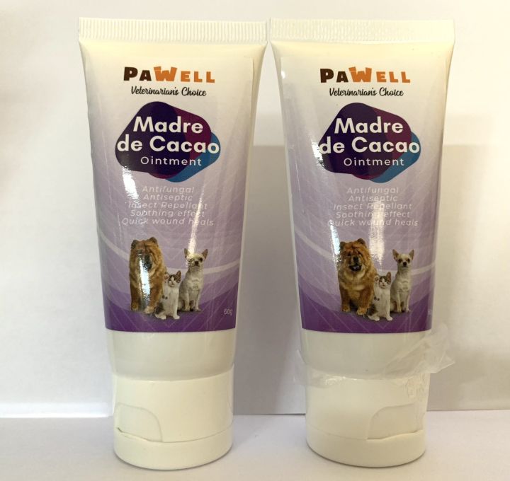 [CLR AGRIVET] MADRE DE CACAO OINTMENT 60g buy 1 take 1/ Pawell ointment/ Pawell Madre De Cacao Ointment antifungal for dog/ Ointment for pet