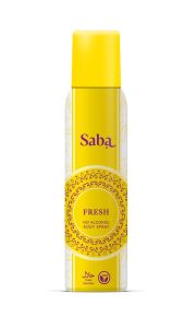Saba Fresh Perfumed Body Spray Deodorant Halal & Vegan